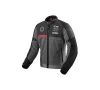 REVIT Giacca estiva tessuto pelle Swiftblade Nero Rosso