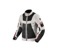 Revit Tornado 4 H2O impermeabile Moto Tessile Giacca, nero-argento, taglia 2XL per maschi