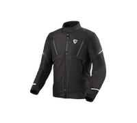 Revit Undulate H2O impermeabile Giacca tessile moto, nero-bianco, taglia 3XL per maschi
