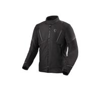 Revit Undulate H2O impermeabile Giacca tessile moto, nero, Taglia 4XL