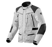 Revit Voltiac 3 H2O Giacca tessile moto, nero-grigio, taglia 4XL per maschi