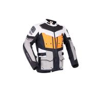 Richa Infinity 2 Adventure impermeabile Moto Tessile Giacca, nero-grigio-arancione, taglia S per maschi