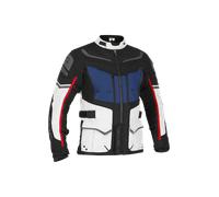Richa Infinity 2 Adventure impermeabile Moto Tessile Giacca, nero-rosso-blu, taglia L per maschi