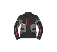 Richa Infinity 3 Pro impermeabile Giacca tessile moto, nero/grigio/rosso, Taglia L