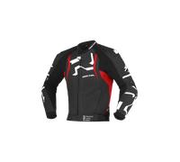 Richa Stradale giacca in pelle da moto traforata, nero-bianco-rosso, taglia 48 per maschi