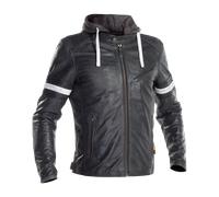 Richa Toulon 2 Giacca di pelle da moto, nero-grigio, taglia 56 per maschi