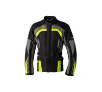 RST Alpha 5, giacca tessile impermeabile S male Nero/Grigio/Giallo Fluo