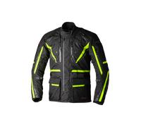 RST Pro Paragon 7, giacca tessile impermeabile XXL male Nero/Giallo Fluo