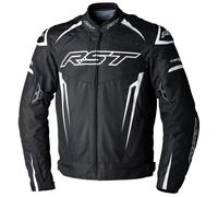 RST Tractech EVO 5 impermeabile Moto Tessile Giacca, nero-bianco, taglia S