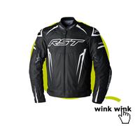 Giacca Moto RST Tractech Evo 5 CE Uomo Tessuto - Nero/Bianco/Bla