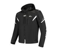 Rusty Stitches Dylan, giacca tessile impermeabile 3XL male Nero/Bianco