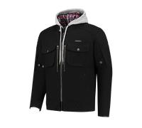 Rusty Stitches Giacca tessile moto Glenn Nero Taglia XL Uomo