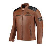 Giacca Moto Rusty Stitches Jari V2 Cognac/NeroM Cognac,Nero