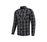 Rusty Stitches Neil V2 Camicia da moto, nero-grigio, taglia XL per maschi