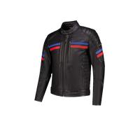 Rusty Stitches Steve, giacca in pelle 4XL male Nero/Rosso/Blu