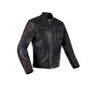Giacca Moto Segura Devon Nero/BorgognaL Nero,Borgogna