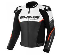 Giacca moto Shima Bandit 2.0 nero-bianco-rosso 50