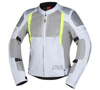 IXS Trigonis-Air Giacca tessile moto, grigio-giallo, taglia 3XL