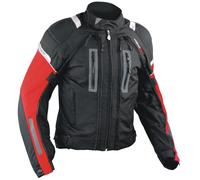 Motorcycle Jacket CE Armored Motorbike Textile Warterproof 4 layer Red