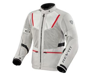 Giacca moto touring Revit Levante 2 H2O Argento S