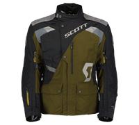 Giacca moto touring Scott Dualraid Dryo earth brown Nero XS