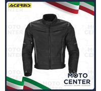 GIACCA MOTO UOMO ACER E X-MAT 2.0 COLORE NERO GRIGIA TAGLIA L