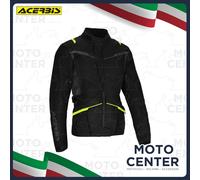Acerbis CE X-Travel Waterproof Giacca tessile da moto, nero-giallo, taglia M per maschi