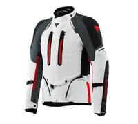 Dainese Super Adventure Absøluteshell, giacca tessile D-Dry 58 male Grigio Chiaro/Grigio/Rosso