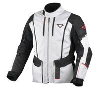Macna Air Hybrid 2.0 impermeabile Giacca tessile moto, nero-grigio-rosso, taglia XL per maschi