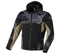 Giacca Moto Uomo Macna Atracor Black / Taupe Taglia:S