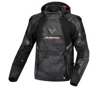 Macna Bradical Camo impermeabile Moto Tessile Giacca, nero-multicolore, taglia 3XL per maschi