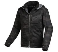 Giacca Moto Uomo Macna District Grey Print Taglia:XXL