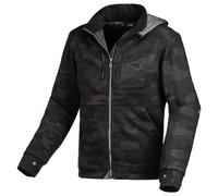 Giacca Moto Uomo Macna District Grey Print Taglia:L