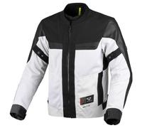 Macna Giacca tessile Empire 2.0 impermeabile Uomo L Grigio chiaro/Nero