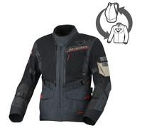 Giacca Moto Uomo Macna Flexodus Impermeabile Black / Blue