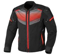 Macna Giacca tessile da moto Orcano 2.0 Nero-Rosso Taglia S Uomo