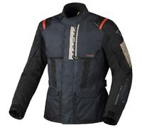 Macna Rancher 2.0 Giacca tessile da motocicletta impermeabile, rosso-blu, taglia XL per maschi