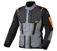 Giacca Moto Uomo Macna Rancher 2.0 Impermeabile Grey / Red Taglia:M