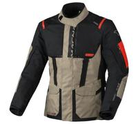 Macna Rancher 2.0, giacca tessile impermeabile L male Beige/Nero/Rosso