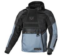 Macna Rebelite Giacca tessile da moto, nero-grigio, taglia XL per maschi