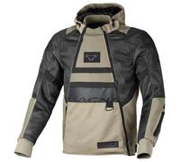 Giacca Moto Uomo Macna Rebelite Black / Taupe