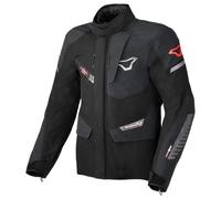 Macna Synchrone Solid impermeabile Moto Tessile Giacca, nero, taglia 4XL per maschi