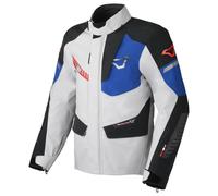 Macna Synchrone impermeabile Moto Tessile Giacca, nero-grigio, taglia S per maschi