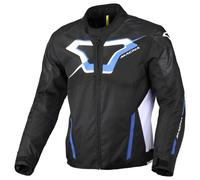 Giacca Moto Uomo Macna Tazar 2.0 Impermeabile Black / Blue Taglia:XXXL