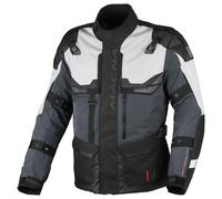 Macna Touros impermeabile Giacca tessile moto, nero-grigio, taglia 3XL per maschi