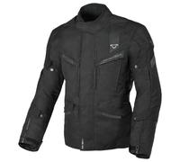Macna Zastro Solid impermeabile Moto Tessile Giacca, nero, Taglia M
