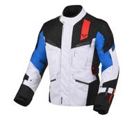 Giacca Moto Uomo Macna Zastro Impermeabile Black / Grey