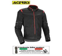 GIACCA MOTO VENTILATA ESTIVA STRADALE ACERBIS RAMSEY VENTED 2.0 UOMO NERO/ROSSO