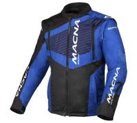 Giacca Motocross Uomo Macna Crest Black / Blue