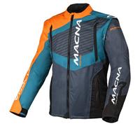 Giacca Motocross Uomo Macna Crest Orange / Grey